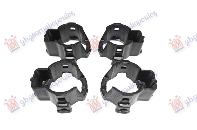 Mbajtëse e sensorit të parkimit për parakolpin e pasmë (set 4 copë)