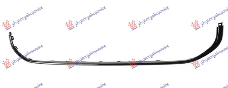 Kornizë e poshtme e zezë e grilës (shirit parakolpi)