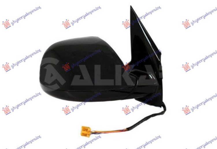 Pasqyrë elektrike me ngrohje (me palosje elektrike) (xham i lakuar)