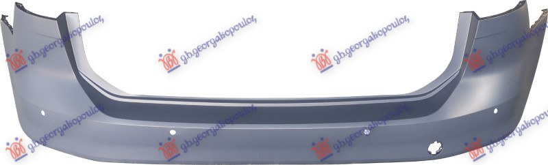 Parakolpi i pasmë karavan (gati për ngjyrosje) (me 4 sensorë parkimi) (ALLTRACK)