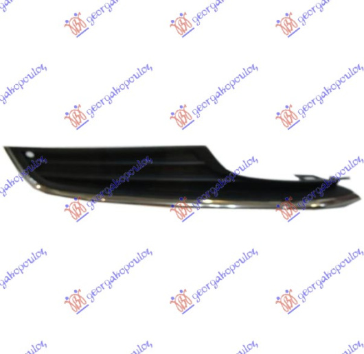 Grilë anësore e parakolpit të përparmë i poshtëm me krom