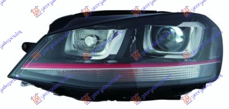 Fener GTI Bi-XENON me DRL LED (E) (TYC)