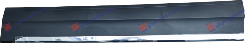 Shirit i derës së përparme (i zi, me shirit kromi)