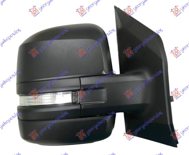 Pasqyrë elektrike me ngrohje (me sinjal + palosje elektrike + kënd i vdekur) (xham i lakuar)