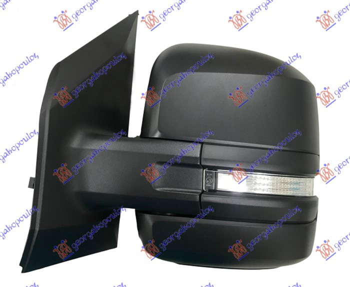 Pasqyrë elektrike me ngrohje (me sinjal + palosje elektrike + kënd i vdekur) (xham i lakuar)