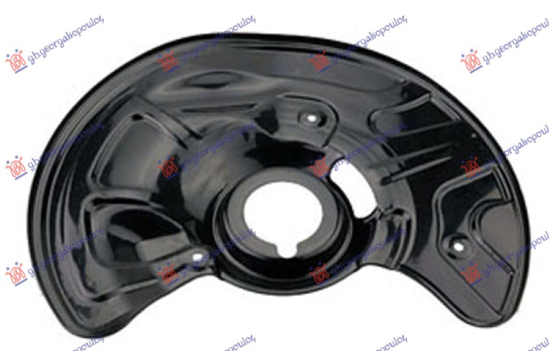 Panel mbrojtës i diskut të frenave të përparme (alumin)