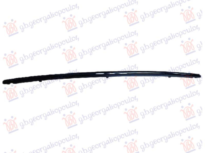 Shirit i grilës së parakolpit të përparmë e lyer me të zezë