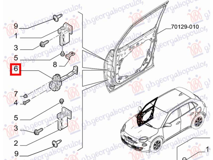 Kufizues i derës së përparme (origjinal)