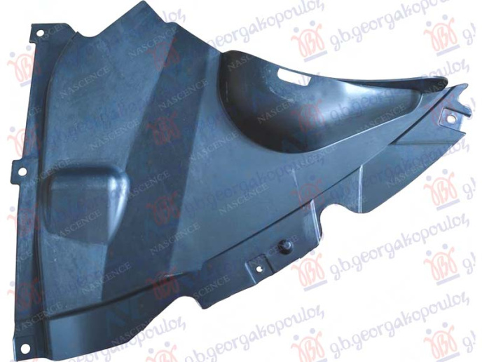 Mbrojtëse balte plastike e brendshme e poshtme e përparme (M-SPORT)