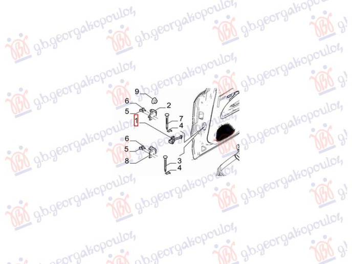 Kufizues i derës së pasme (origjinal)