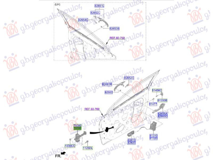 Kufizues i derës së përparme (origjinal)