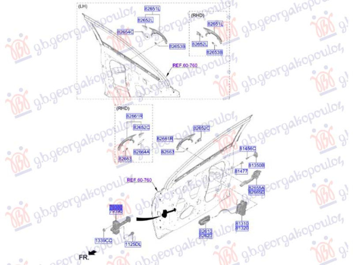 Kufizues i derës së përparme (origjinal)