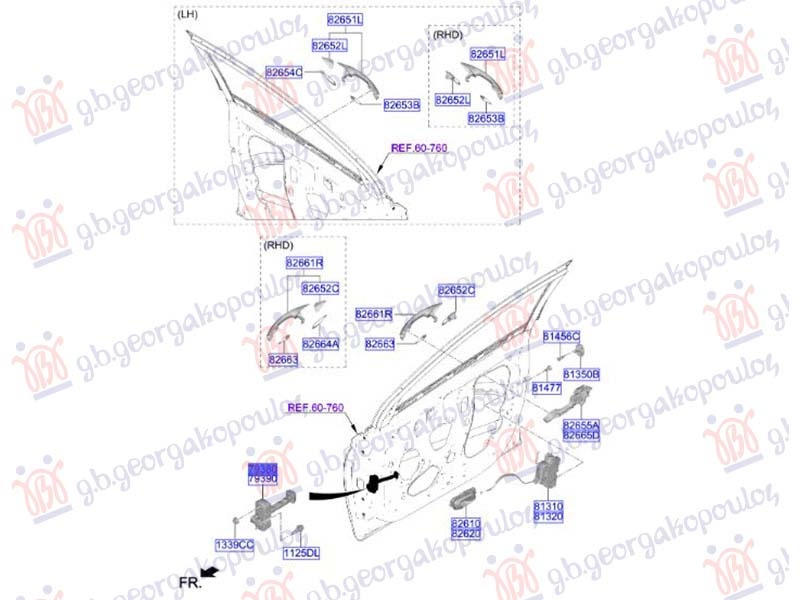 Kufizues i derës së përparme (origjinal)