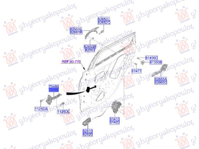 Kufizues i derës së pasme (origjinal)