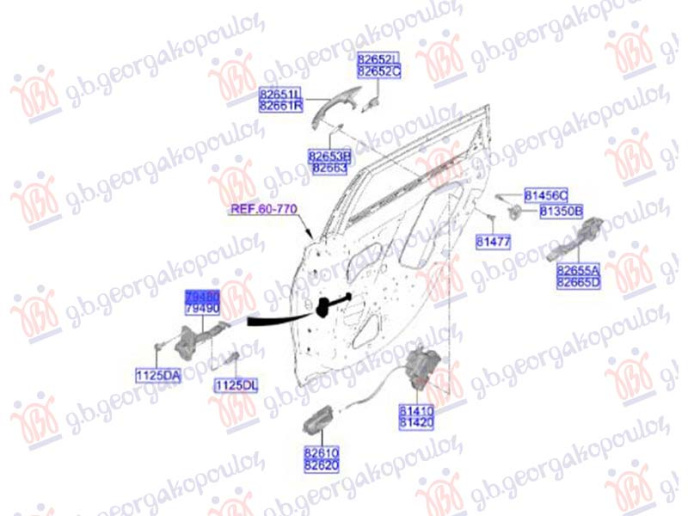 Kufizues i derës së pasme (origjinal)