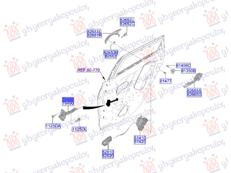 Kufizues i derës së pasme (origjinal)