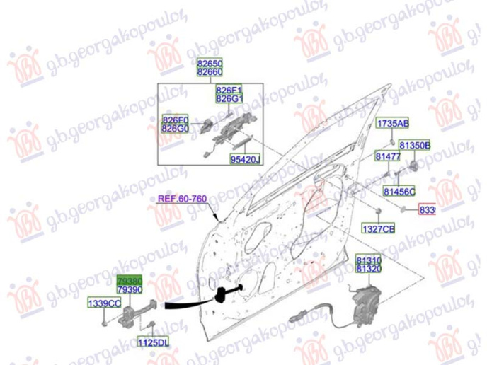 Kufizues i derës së përparme (origjinal)
