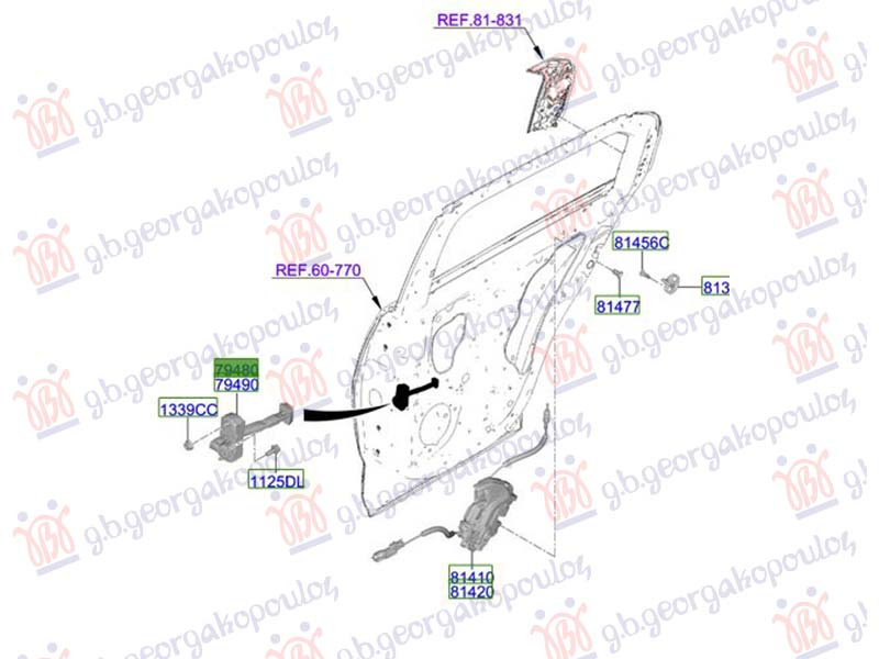 Kufizues i derës së pasme (origjinal)