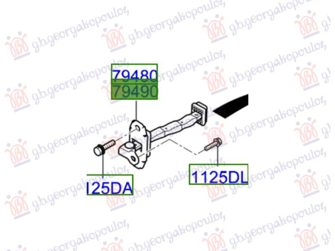 Kufizues i derës së pasme (origjinal)