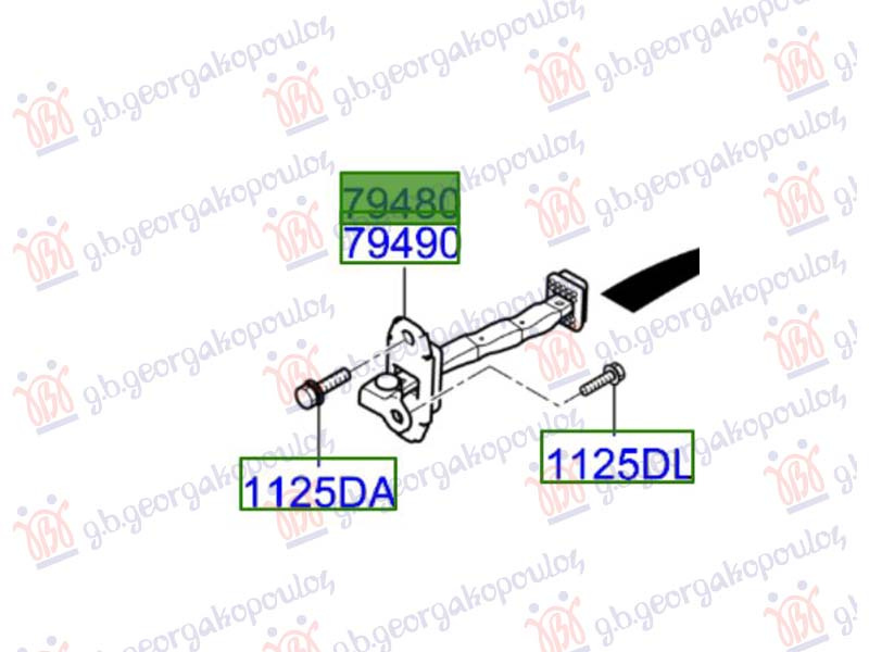 Kufizues i derës së pasme (origjinal)