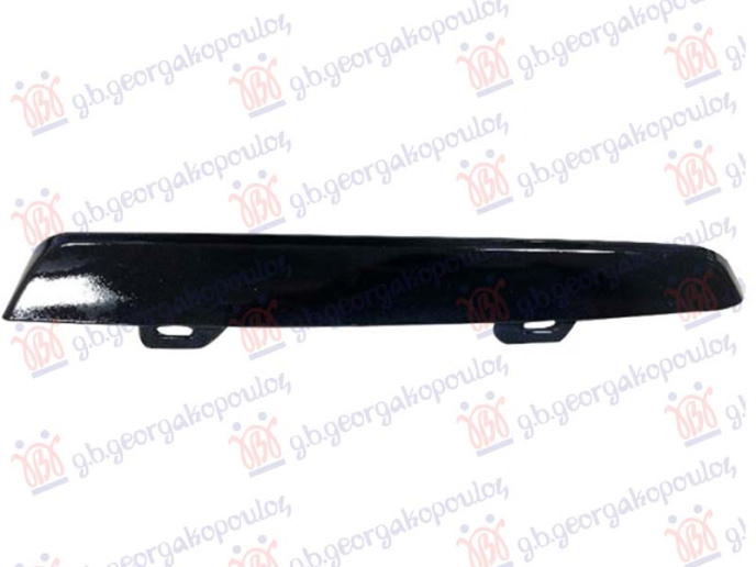 Shirit i grilës së parakolpit të përparmë e lyer me të zezë