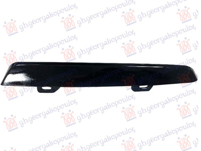 Shirit i grilës së parakolpit të përparmë e lyer me të zezë