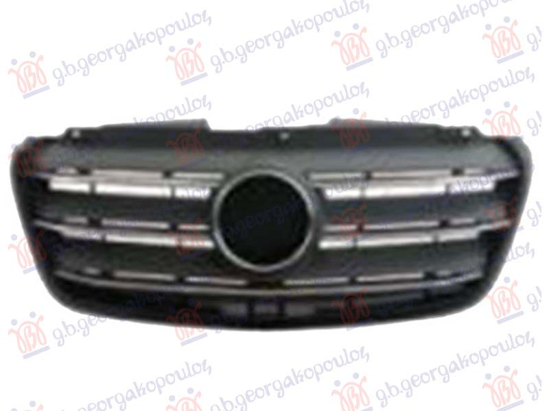 Maskë pvc/grilë me shirit krom