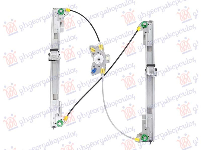 Ngritës/rregullator për dritaren e përparme elektrik (pa motor)