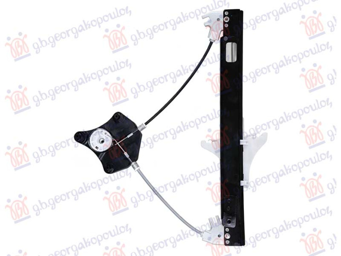 Ngritës/rregullator për dritaren e pasme elektrik (pa motor)