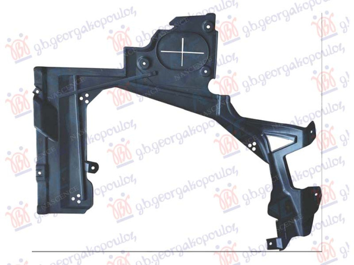 Mbrojtje/kapak nën motor (pjesa e pasme)