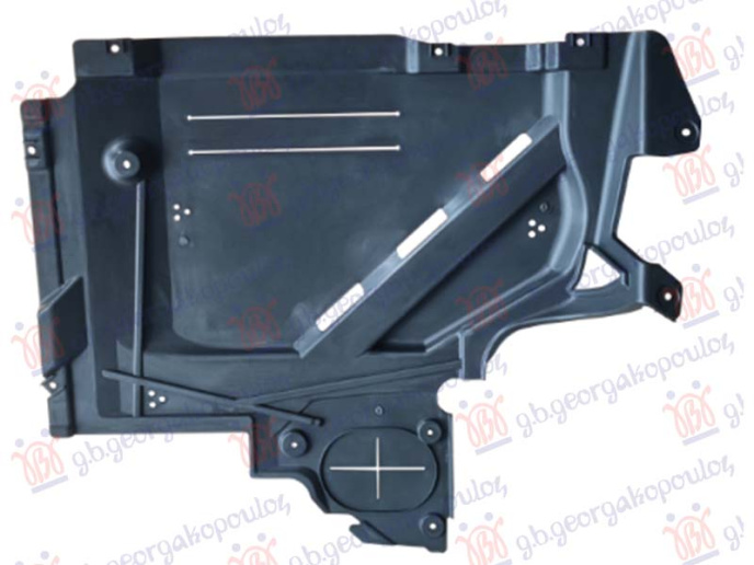 Mbrojtje/kapak nën motor (pjesa e pasme)