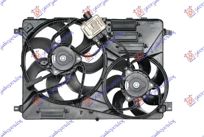Ventilator komplet (dopio) 3.2 benzinë - 2.2 dizel