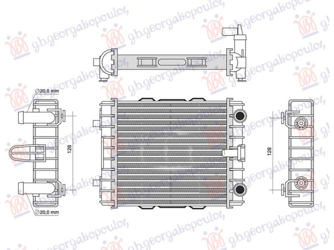 Radiator shtesë 3.0 benzinë/dizel