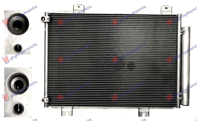 Radiator kondicioneri 1.5 Benzinë/Hibrid (564x397x12) (KOYO)