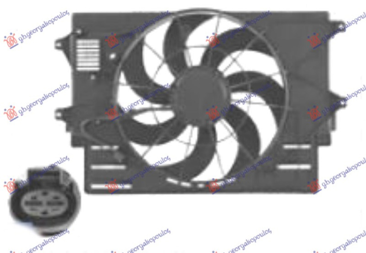 Ventilator ftohjeje 1.0-1.6 benzinë (2 pinë)