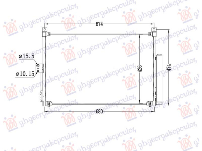 Radiator kondicioneri benzinë/dizel (696X426)