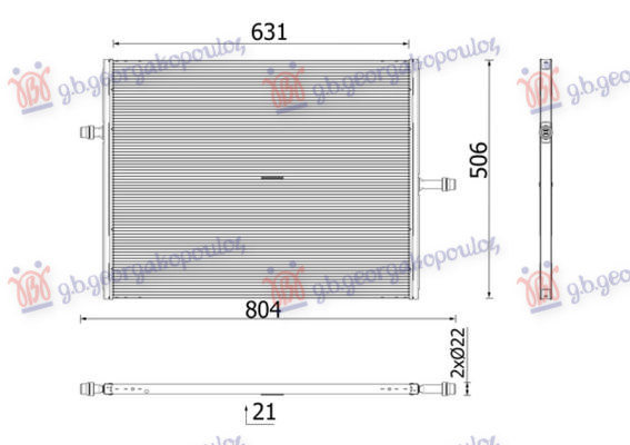 Radiator shtesë 2.0 dizel (631x506)
