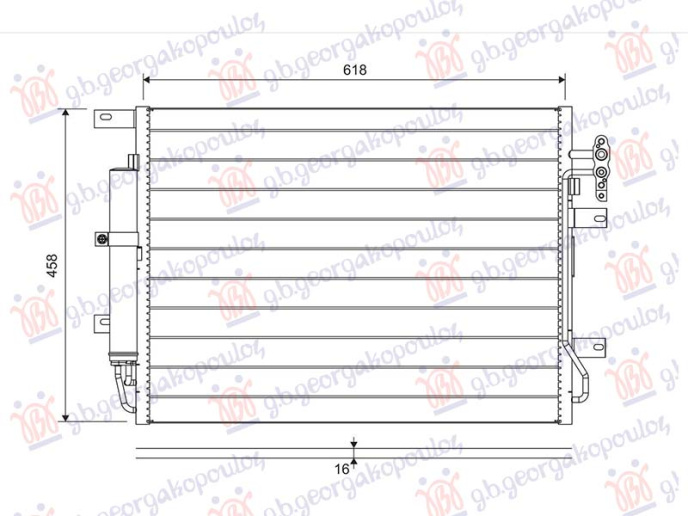Radiator kondicioneri 3.6 Dizel (618x458)