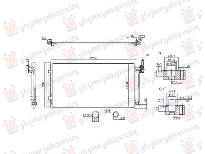 Radiator kondicioneri 1.5 Benzinë/Hibrid (800x384) (NISSENS)