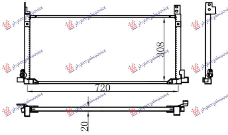 Radiator kondicioneri 2.5 Benzinë/Hibrid (682x318)