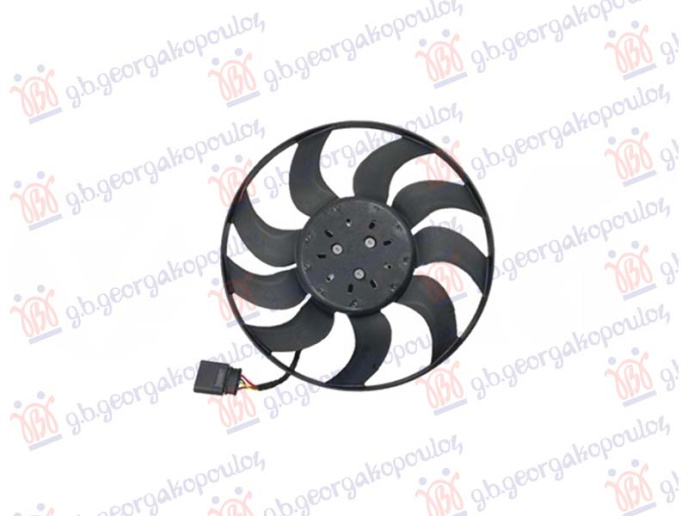 Ventilator ftohjeje benzinë-dizel (motor+ventilator) (328MM)