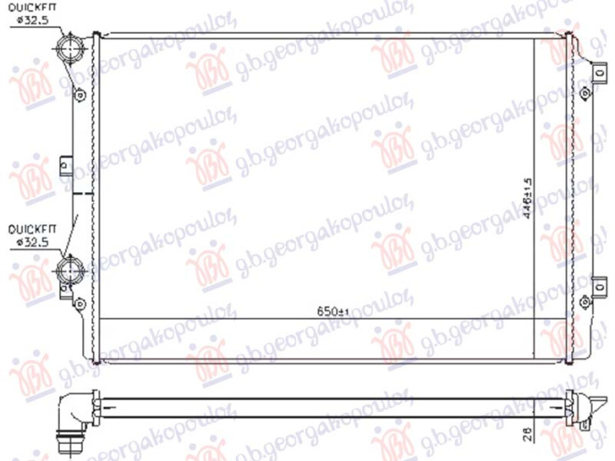 Radiator shtesë 1.4 benzinë/hibrid (650x450)