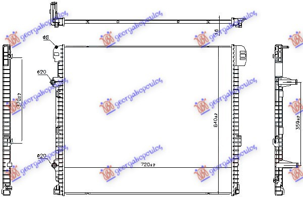 Radiator shtesë 2.0 TDI dizel (marsh manual) (720x628) (NRF)