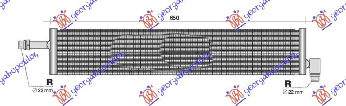 Radiator shtesë 2.0 benzinë/hibrid (NRF)