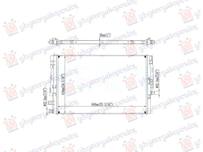 Radiator shtesë 4.0 benzinë (640x418) (NRF)