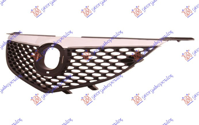 Maskë pvc/grilë 4 dyer -06 (shirit krom)