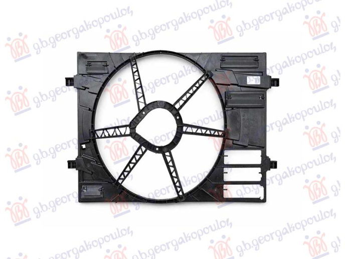 Difuzor/mbajtës për ventilator (dopio) benzinë/dizel