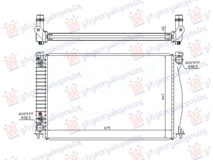Radiator 4.2 benzinë auto (675x448)