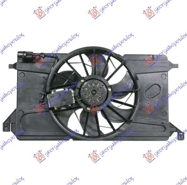 Ventilator komplet (1.4-1.6 benzinë) (me/pa kondicioner) (me modul)