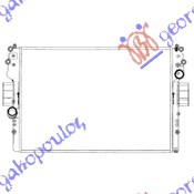 Radiator 2.8 dizel + A/C (650x450x37) (VALEO)